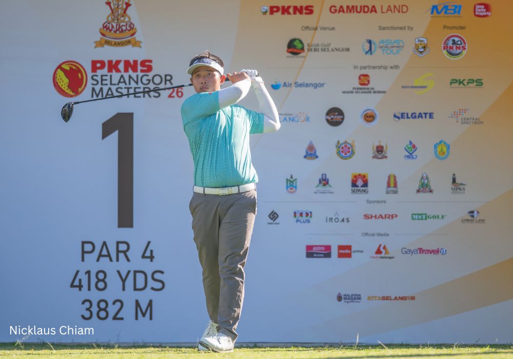 Singapore’s Nicklaus Chiam on fire with opening  seven-under-par 64 at PKNS Selangor Masters